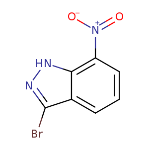 [O-][N+](=O)c1cccc2c1[nH]nc2Br
