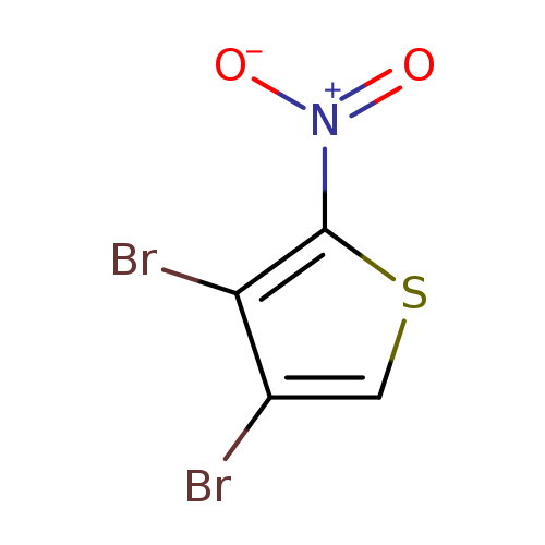 [O-][N+](=O)c1scc(c1Br)Br