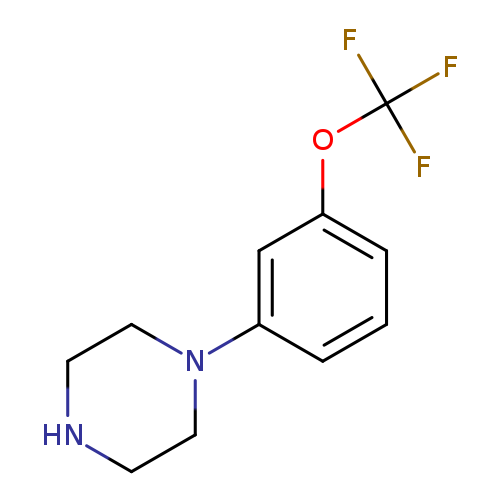 FC(Oc1cccc(c1)N1CCNCC1)(F)F