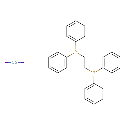 c1ccc(cc1)P(c1ccccc1)CCP(c1ccccc1)c1ccccc1.I[Co]I
