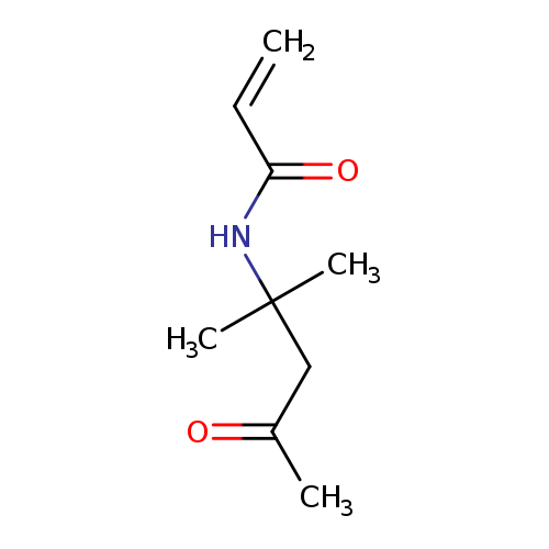 C=CC(=O)NC(CC(=O)C)(C)C