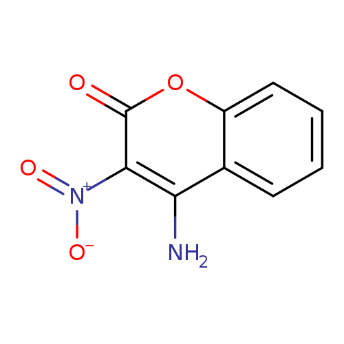 [O-][N+](=O)c1c(=O)oc2c(c1N)cccc2