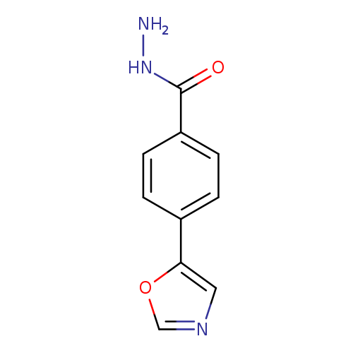 NNC(=O)c1ccc(cc1)c1ocnc1