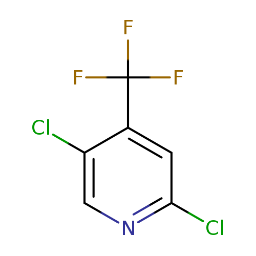 Clc1ncc(c(c1)C(F)(F)F)Cl