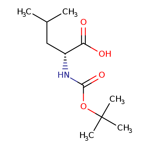 CC(C[C@H](C(=O)O)NC(=O)OC(C)(C)C)C