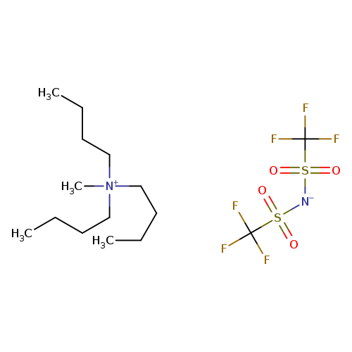 FC(S(=O)(=O)[N-]S(=O)(=O)C(F)(F)F)(F)F.CCCC[N+](CCCC)(CCCC)C