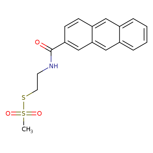 O=C(c1ccc2c(c1)cc1c(c2)cccc1)NCCSS(=O)(=O)C