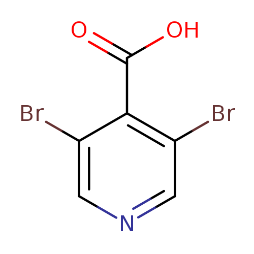 OC(=O)c1c(Br)cncc1Br