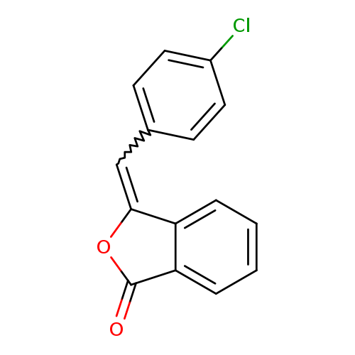 Clc1ccc(cc1)C=C1OC(=O)c2c1cccc2