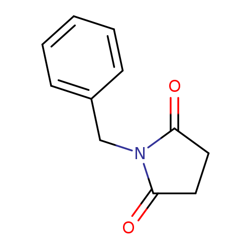 O=C1CCC(=O)N1Cc1ccccc1