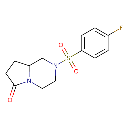 Fc1ccc(cc1)S(=O)(=O)N1CCN2C(C1)CCC2=O