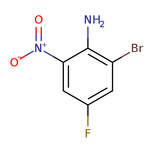 Fc1cc(Br)c(c(c1)[N+](=O)[O-])N