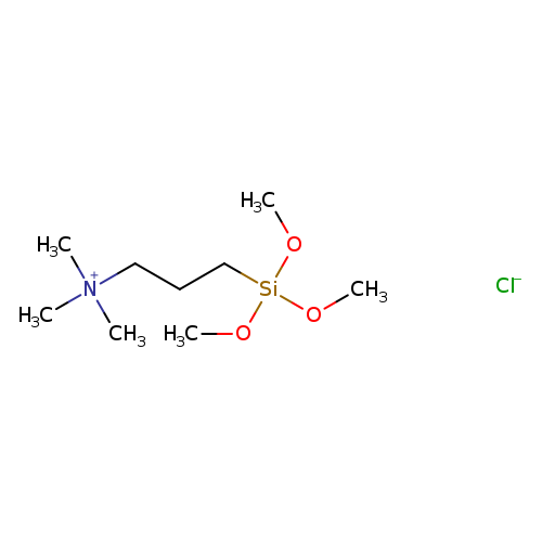 CO[Si](CCC[N+](C)(C)C)(OC)OC.[Cl-]