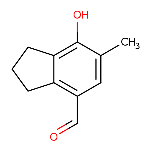 O=Cc1cc(C)c(c2c1CCC2)O