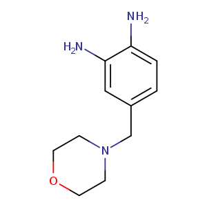 Nc1ccc(cc1N)CN1CCOCC1