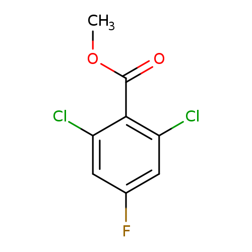 COC(=O)c1c(Cl)cc(cc1Cl)F