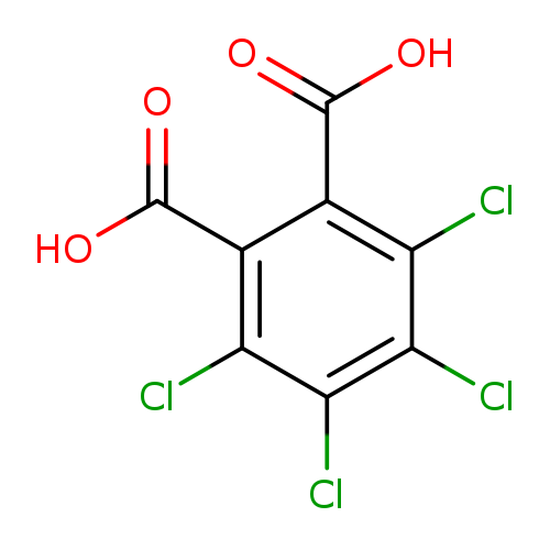 OC(=O)c1c(C(=O)O)c(Cl)c(c(c1Cl)Cl)Cl