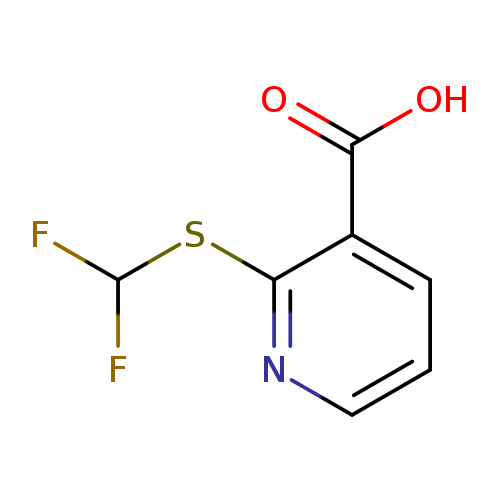 FC(Sc1ncccc1C(=O)O)F