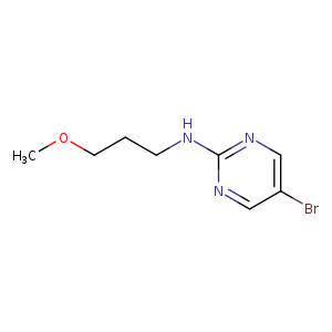 COCCCNc1ncc(cn1)Br