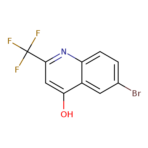 Brc1ccc2c(c1)c(O)cc(n2)C(F)(F)F