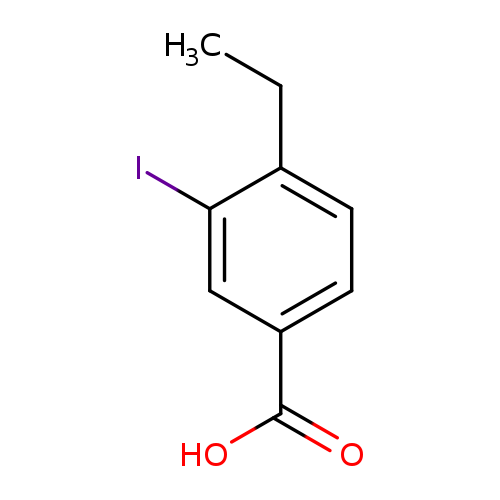 CCc1ccc(cc1I)C(=O)O