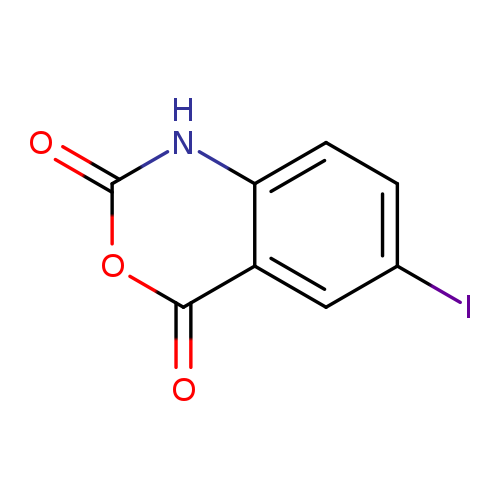Ic1ccc2c(c1)c(=O)oc(=O)[nH]2