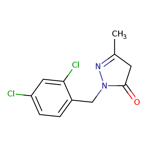 Clc1ccc(c(c1)Cl)CN1N=C(CC1=O)C