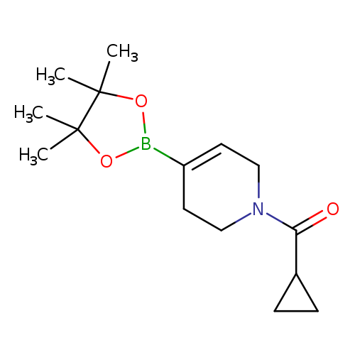 O=C(N1CCC(=CC1)B1OC(C(O1)(C)C)(C)C)C1CC1
