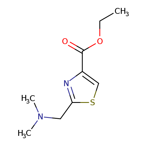 CCOC(=O)c1csc(n1)CN(C)C