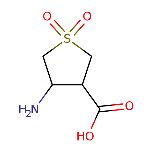 NC1CS(=O)(=O)CC1C(=O)O