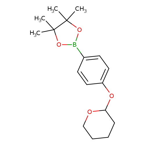 CC1(C)OB(OC1(C)C)c1ccc(cc1)OC1CCCCO1