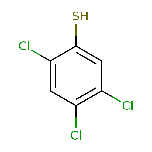 Clc1cc(Cl)c(cc1S)Cl