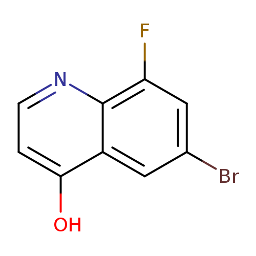 Brc1cc(F)c2c(c1)c(O)ccn2