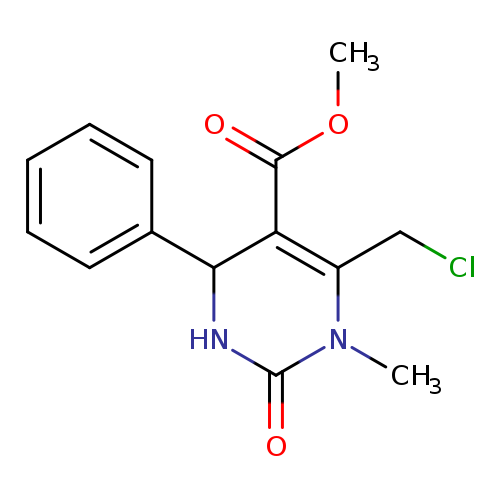 COC(=O)C1=C(CCl)N(C(=O)NC1c1ccccc1)C