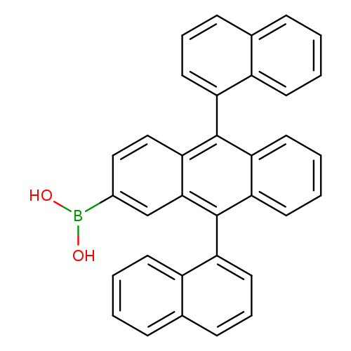 OB(c1ccc2c(c1)c(c1cccc3c1cccc3)c1c(c2c2cccc3c2cccc3)cccc1)O