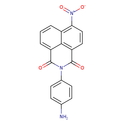 Nc1ccc(cc1)n1c(=O)c2cccc3c2c(c1=O)ccc3[N+](=O)[O-]