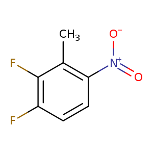 [O-][N+](=O)c1ccc(c(c1C)F)F