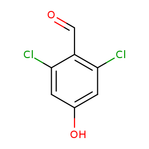 O=Cc1c(Cl)cc(cc1Cl)O