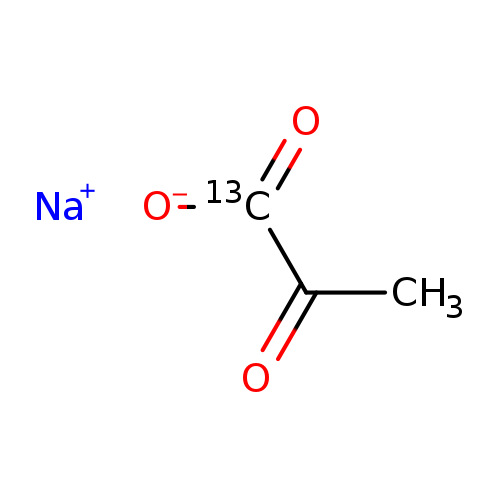 CC(=O)[13C](=O)[O-].[Na+]