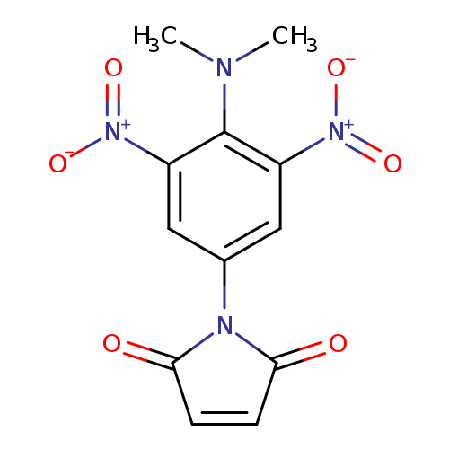 O=C1C=CC(=O)N1c1cc([N+](=O)[O-])c(c(c1)[N+](=O)[O-])N(C)C