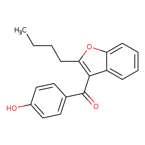 CCCCc1oc2c(c1C(=O)c1ccc(cc1)O)cccc2