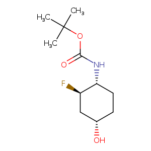 O[C@H]1CC[C@H]([C@@H](C1)F)NC(=O)OC(C)(C)C