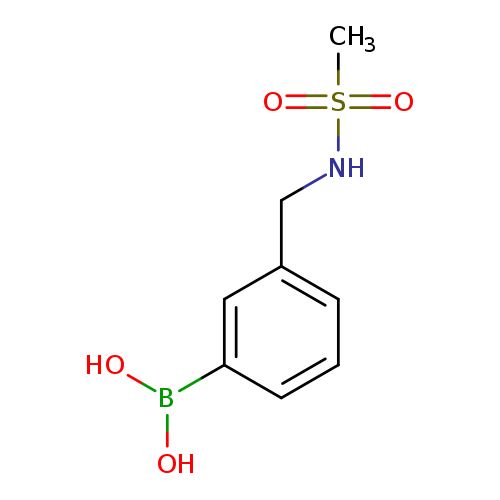 OB(c1cccc(c1)CNS(=O)(=O)C)O