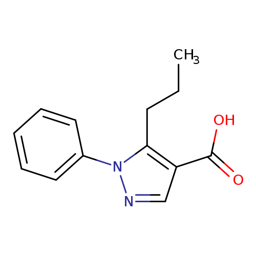 CCCc1c(cnn1c1ccccc1)C(=O)O