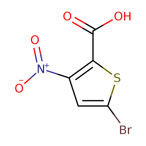 Brc1sc(c(c1)[N+](=O)[O-])C(=O)O