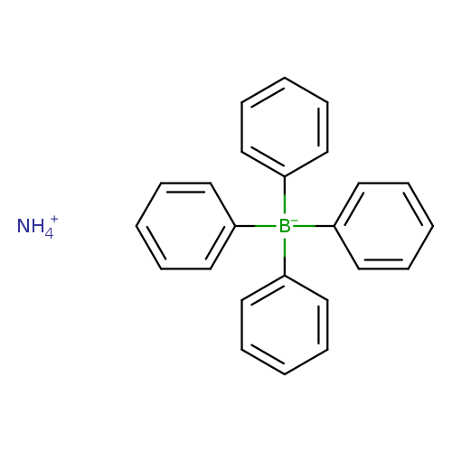 c1ccc(cc1)[B-](c1ccccc1)(c1ccccc1)c1ccccc1.[NH4+]