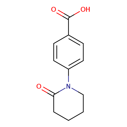O=C1CCCCN1c1ccc(cc1)C(=O)O