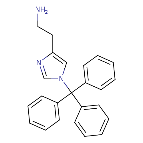 NCCc1ncn(c1)C(c1ccccc1)(c1ccccc1)c1ccccc1