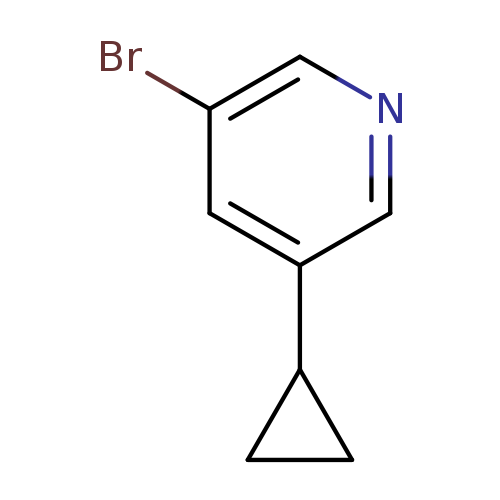 Brc1cncc(c1)C1CC1