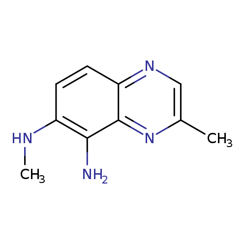 CNc1ccc2c(c1N)nc(cn2)C